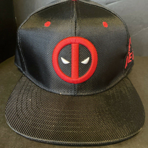 NWT Concept One Marvel Deadpool Embroidered Unisex Adult Adjustable Hat