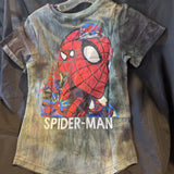 Marvel Spiderman Graphic Tie Dye Tshirt Kids  7-8 Year Old