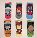 Marvel  Comics Low Cut Women's 6-Pack Socks Multi-Color by HYP New