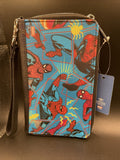 Spiderman Spidey Sense Pose Collage Zip Around Wallet