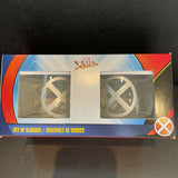 Marvel Glass Set - Set of 2 Collectible Gift Glasses with X-Men Logo - 10 oz