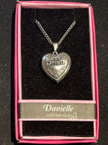 Heart Picture Locket With Love Necklace 16-18" Chain Danielle