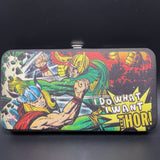 Buckle Down Thor & Loki Battle Hinged Wallet I Do What I Want Thor! Marvel