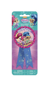 Shimmer and Shine Award Ribbon Cutie Pie Happy Birthday Party Favors