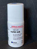 New In Box Office Depot Roll On Refill Ink - Blue Color