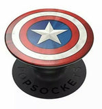 PopSockets: PopGrip w/Swappable Top for Phones &Tablets Captain America Shield