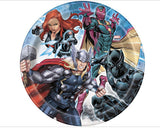 Marvel Avengers Paper Dessert Plates 6 3/4”  8 Count