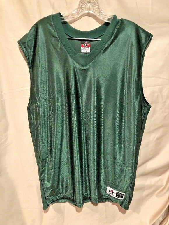 Alleson Athletic Green Basketball Jersey  Size Adult  Large NEW