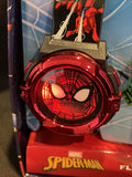 Accutime Marvel Spiderman Flashing LCD Watch Digital Wristwatch And Earbuds Set