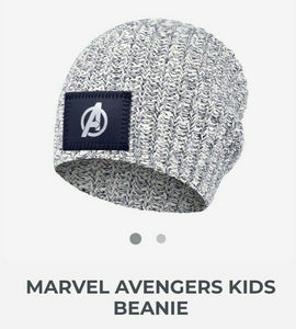 Love Your Melon Marvel X Kids Avengers Navy Speckled Beanie New