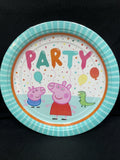 Peppa Pig Round Paper 8 Count Plates - 9"