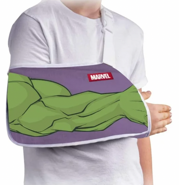 Marvel THE HULK Adjustable Arm Sling with Release Clip Shoulder Mild YOUTH