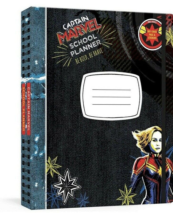Captain Marvel School Planner Be Bold Be Brave
