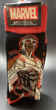 Marvel Falcon & Falcon Logo Red/Blk 2Pack Mens Socks Sz 6-12