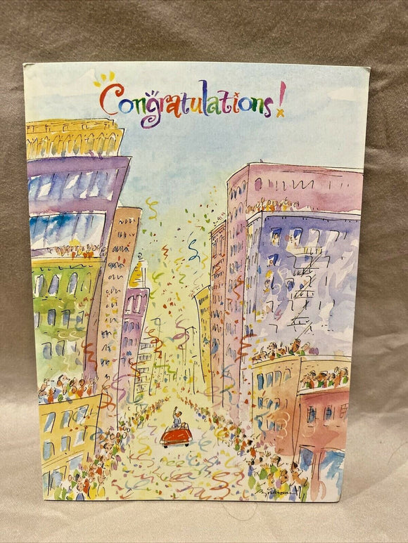 Congratulations Greeting Card w/Envelope NEW