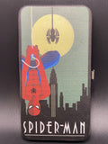 Buckle Down Art Deco Full Moon Spiderman Skyline Hinged Wallet