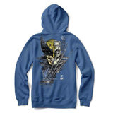 Primitive Skateboards Paul Jackson Marvel Hoodie Wolverine Columbia Blue Small