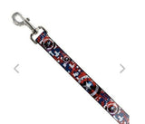 Marvel Captain America Shield Digital Camo Leash 1” wide 4 foot Long