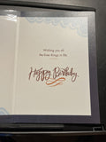 Birthday Husband 3D Greeting Card w/Envelope