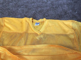 ProSport Adult Full Cut Mesh V-Neck Football Jersey Gold NEW