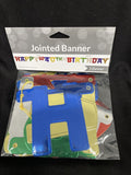 Happy 40th Birthday 6 Foot Jointed Banner 4.25" x 6.17' Paper Party Decoration