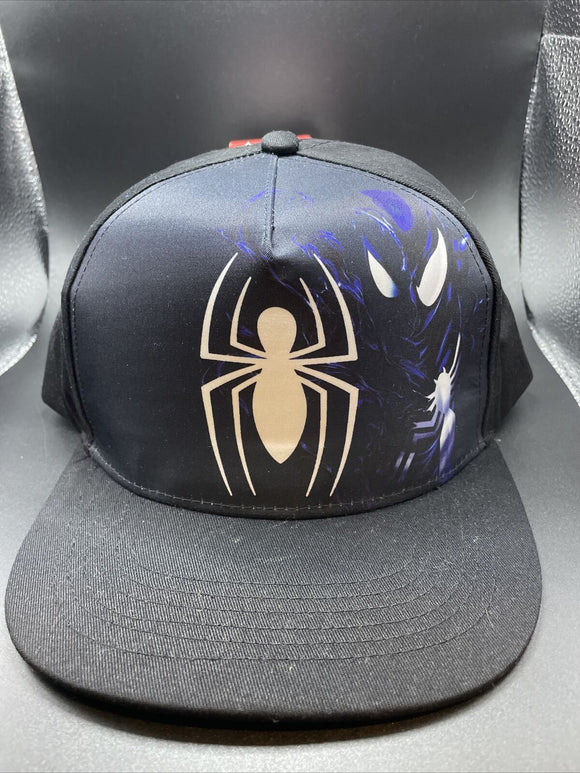 Men’s Venom Black Suit Spiderman  Symbiote Spiderman Adjustable Mesh Trucker Hat