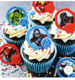 Decopac Avengers Mightiest Heroes Cupcake Rings 144 ct 8 different Heroes