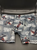 Marvel Spiderman Miles Morales Moisture Wick Sz10 Boys Boxer Briefs 3 Pairs