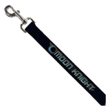 Buckle Down Moon Knight logo Dog Leash 1” Wide 4ft Long WMC204