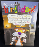 Adult Humor Birthday Greeting Card w/Envelope