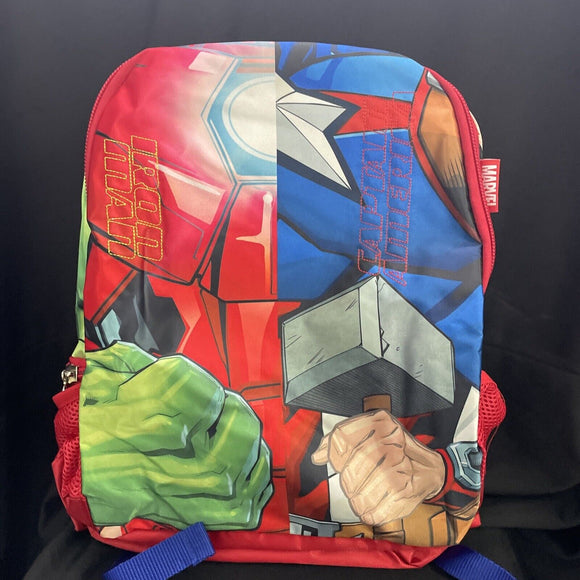 Marvel Avengers Hero’s 1 Zipper Compartment &2 Side Pocket Kids Backpack
