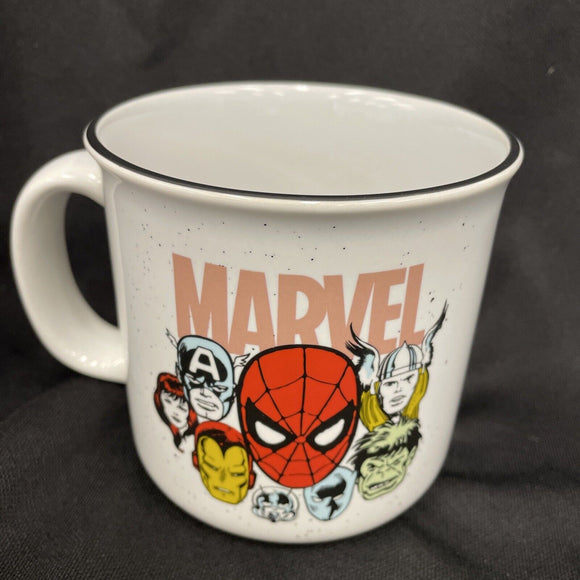 Marvel Heroes Retro 20oz Ceramic Camper Mug