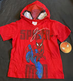 Marvel Spiderman Swinging Action Toddler Hooded Tshirt & Pants Set Size 2T