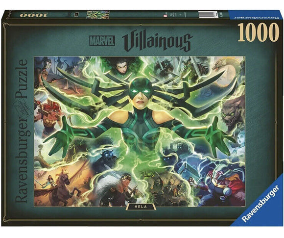NEW & SEALED Ravensburger 16903 Marvel Villainous: Hela 1000 Pc Jigsaw Puzzle
