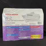 Office Depot Brand 25Ct  Self-Seal Envelopes For W-2 Tax Forms, 9-1/4"W