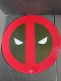 Marvel Dead Pool Round Tempered Glass 12” Cutting Board