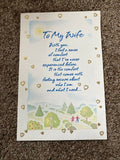 Happy Birthday Wife Greeting Card w/Envelope NEW