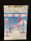 Amscan International Pink Communion Decorating Kit 10-Pieces