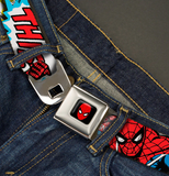 Marvel Universe Spider-Man Seatbelt Belt w/Action Webbing: WSPD019 24"-38"