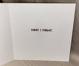 Sorry Greeting Card w/Envelope NEW