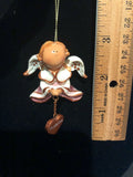 Pink Madeline Prayer Angel Orn by the Encore Group made by Russ Berrie NEW