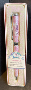 Marie-Chantal Boxed Pen Heritage Rose “Kristina” Ink Pen With Box Great Gift New