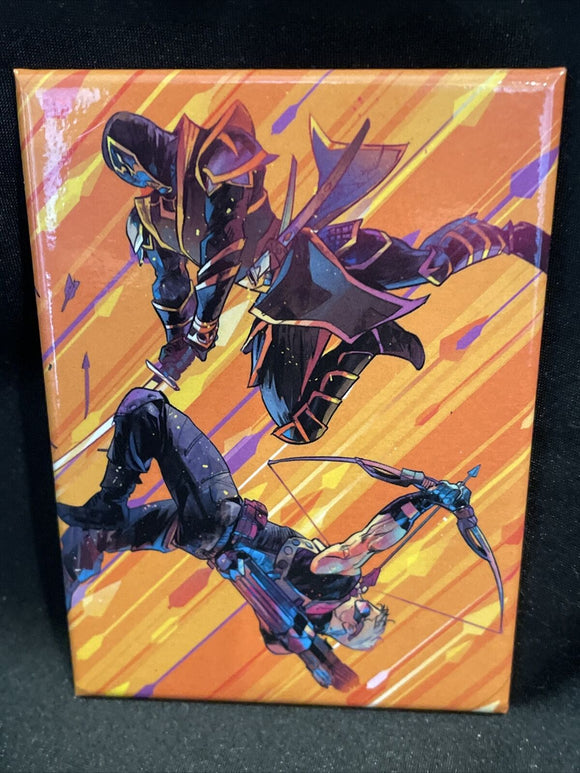 Marvel Comics Ultimate Hawkeye Freefall Magnet