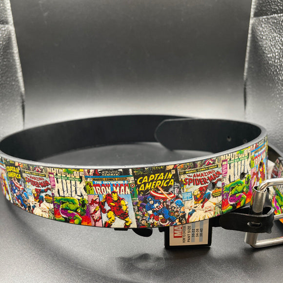 Marvel belt outlet mens