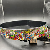 Marvel Avenger Heroes Comic Books Mens Belt Size S/M 30-32”