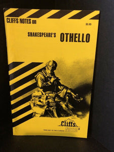 Cliffs Notes for William Shakespeare's OTHELLO Brand NEW