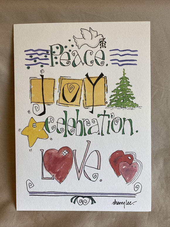 Christmas Greeting Card w/Envelope NEW