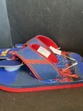 Marvel Spiderman Youth Flip Flops Size 13/1