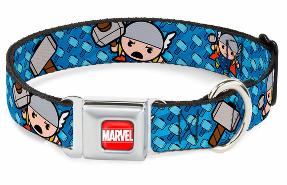 MARVEL UNIVERSE MARVEL Full Kawaii Seatbelt Buckle Collar - Reg 15