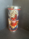 Tervis 20oz Stainless Captain Marvel Mohawk Tumbler W/ Lid